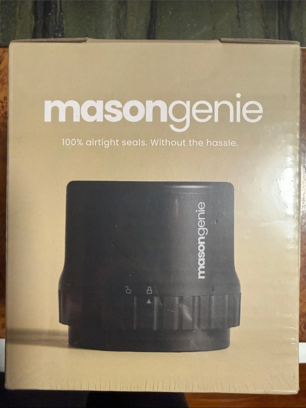 MasonGenie Black Mason Jar Sealer - MasonGenie